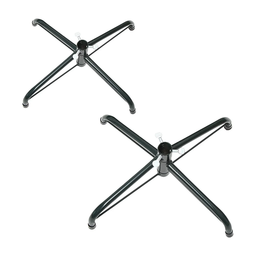 

2Pcs Xmas Tree Stand Solid Metal Construction Ensures Stability and Strength for Home Christmas Decor Setup Christmas Tree Stand