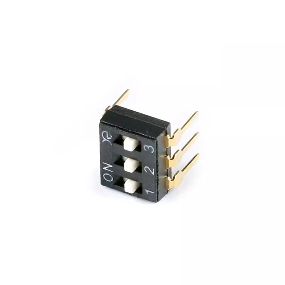 Original DSIC03LHGET 2.54mm pitch 3-bit three-digit high push in-line DIP switch code