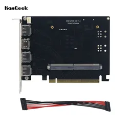 HamGeek MXM to PCI Adapter Board for Laptop GPU to PC Conversion Compatible with 10/20/30 Series and RTX, GTX,AMD Graphics Card