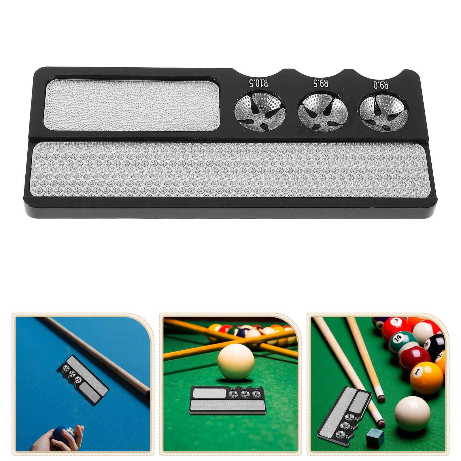 

Billiard Pool Stick Tip Shaper and Sander Tool Compact Ergonomic Design for Professional Players Enthusiasts Cue Tip Restoration