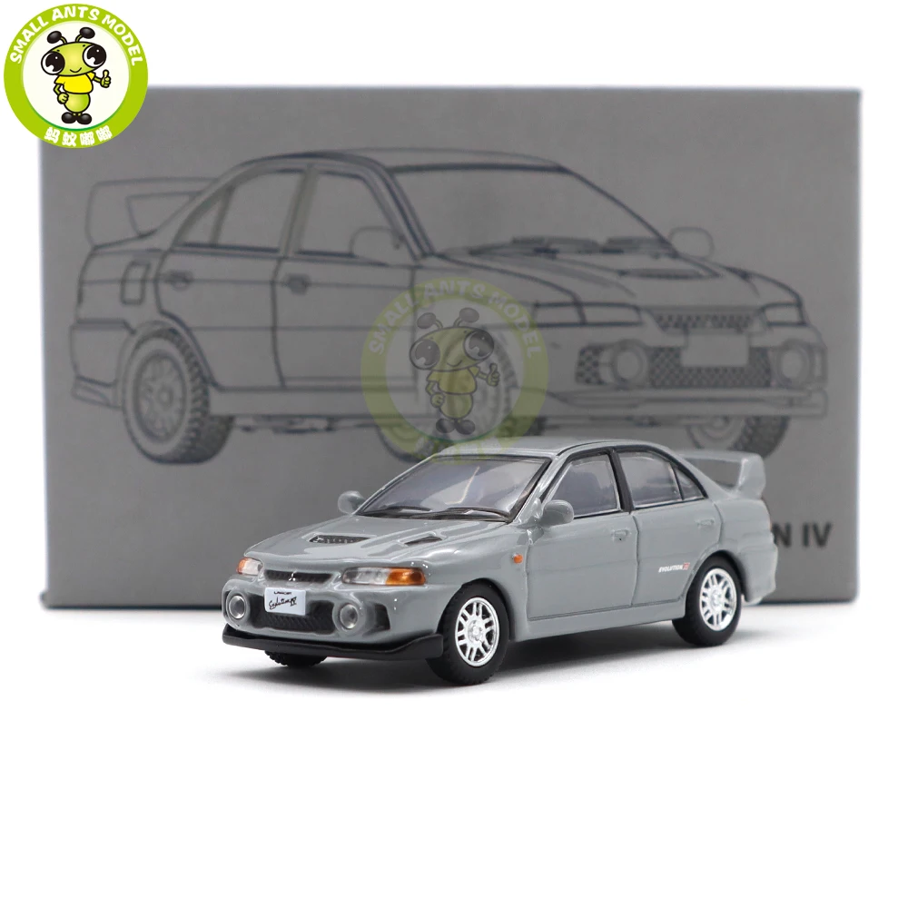 1/64 JKM Lancer Evolution EVO 4 IV Diecast Model Toys Car Gifts For Kids Father Friend