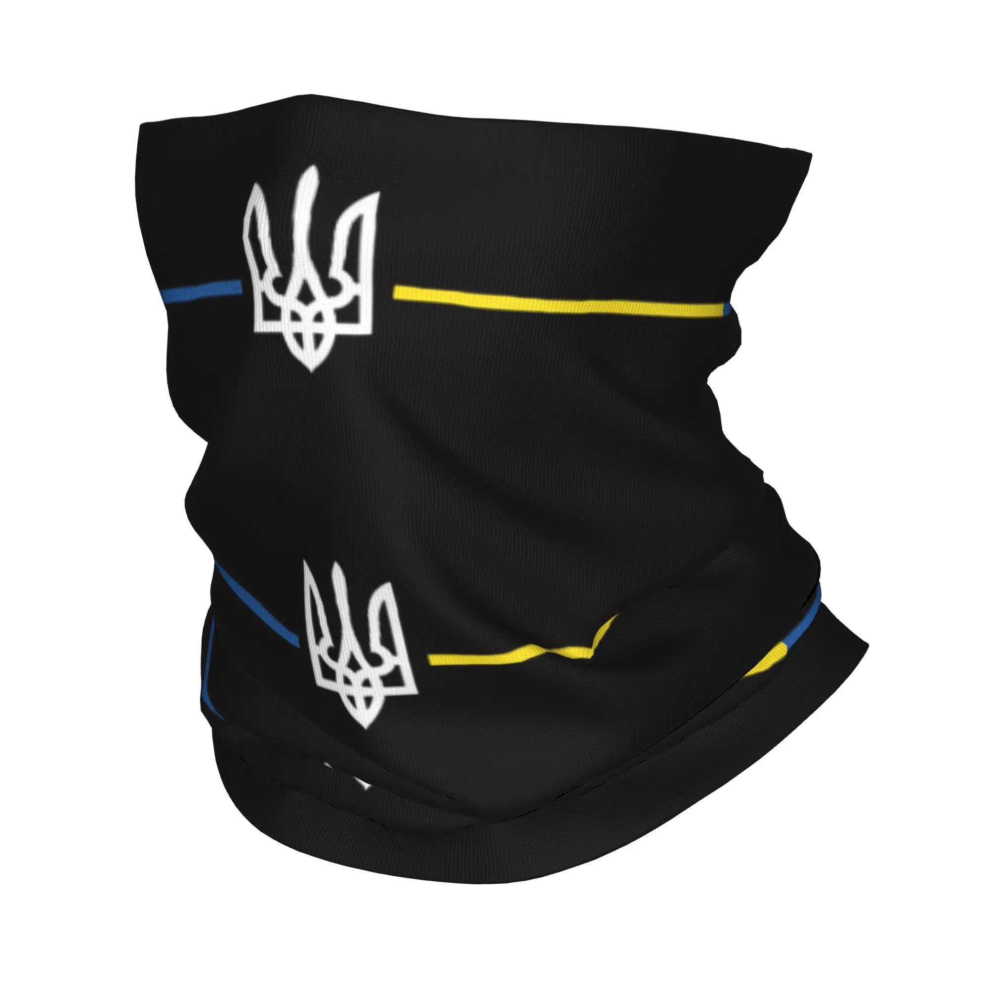 Ukraine Ukrainian Flag Bandana Neck Cover Printed  Balaclavas Mask Scarf Multi-use Headband Hiking for Men Women Adult