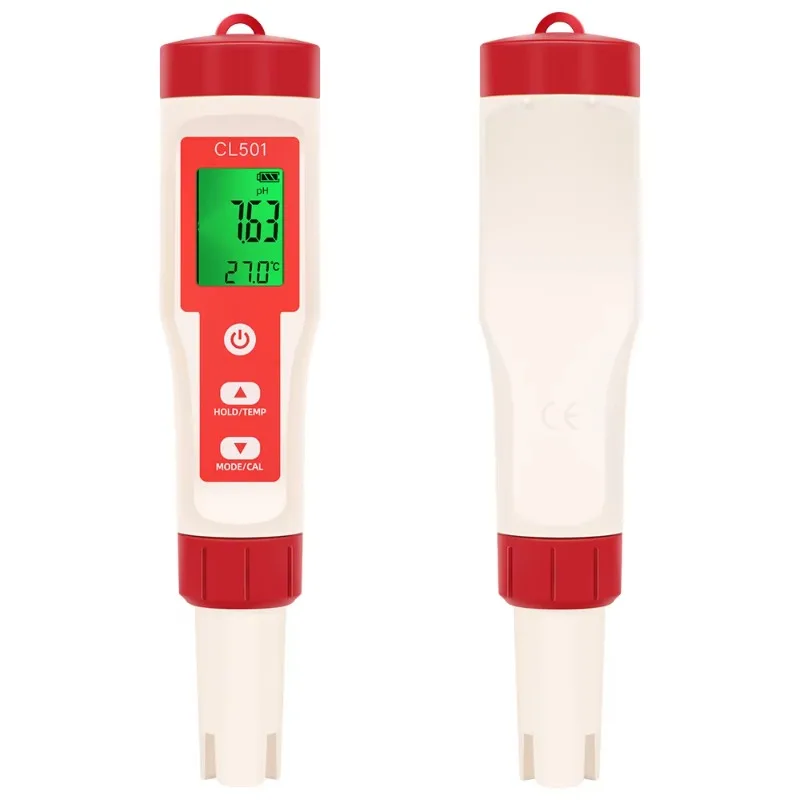 

Цифровой тестер качества воды 5 в 1, H2/CL/TMP/ORP/PH, тестовый комплект, детектор питьевой воды, бассейн, ppm, анализатор чистоты хлорной воды