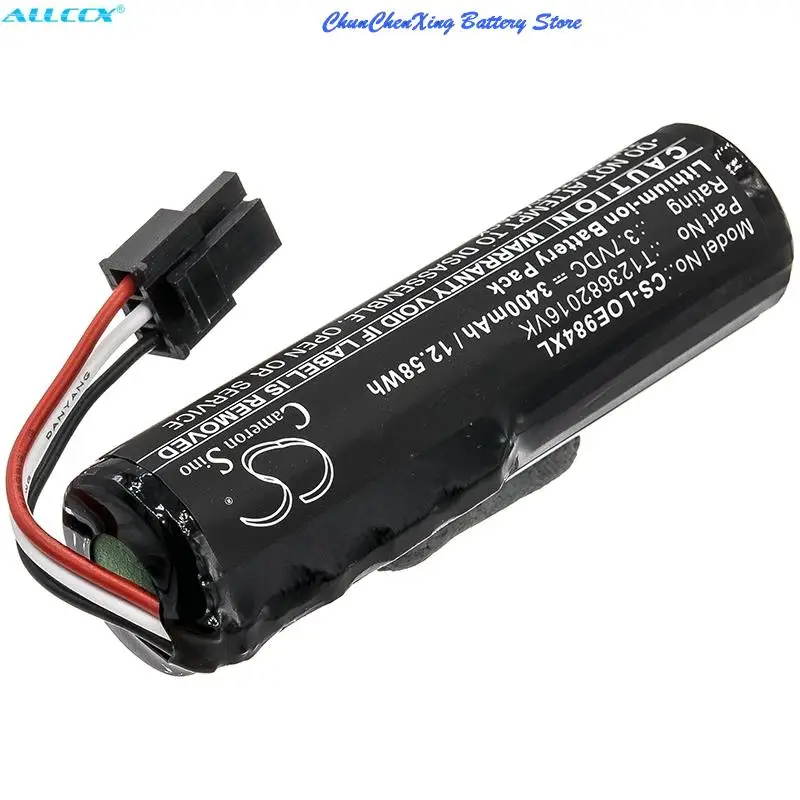 Cameron Sino 2600mAh/3400mAh Battery for Logitech 984-001405, S-00170, Ultimate Ears Boom 3