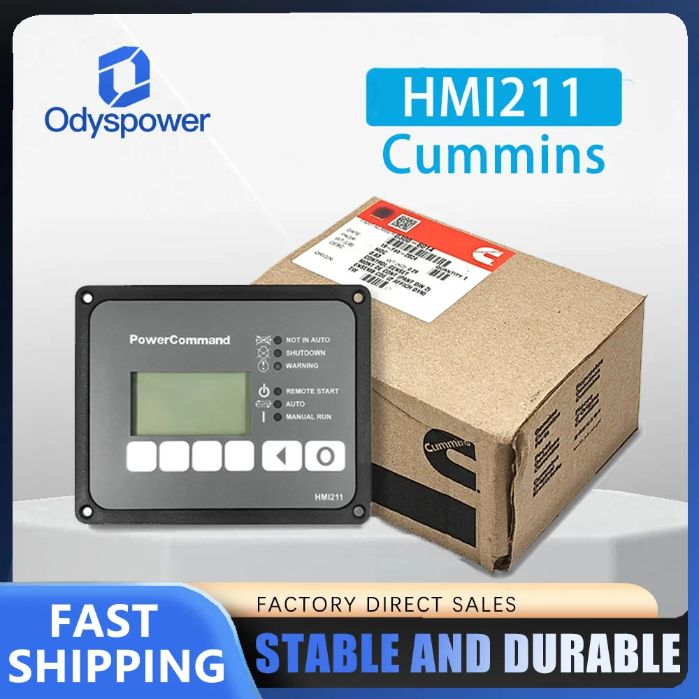 

Оригинальная панель управления контроллером генератора HMI211 Cummins 300-6014, аксессуары для электрогенераторов