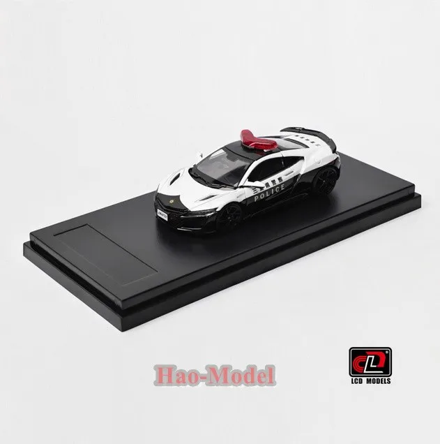 

LCD 1/64 Honda NSX police car Model Alloy Diecast Display Simulation Gifts White