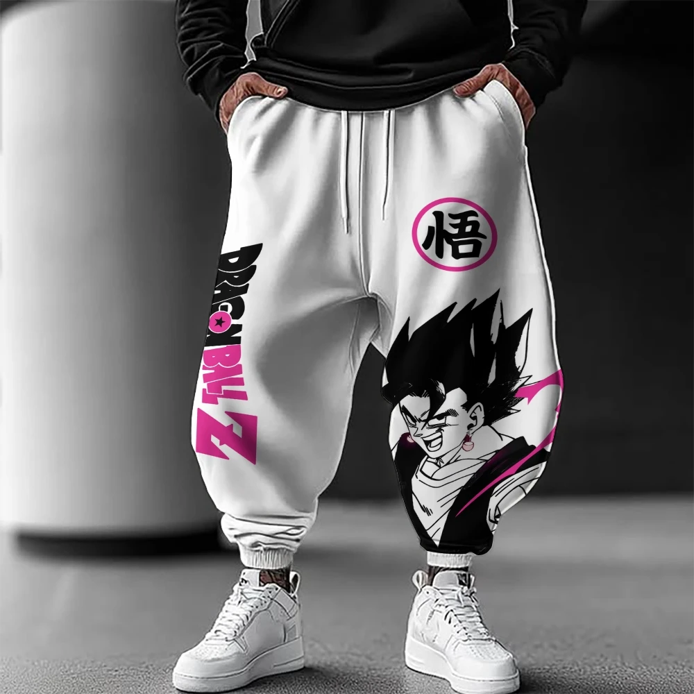 Dragon Ball Z Anime Broek Anime Katoen Loose Fit Mannen Vrouwen Herfst Winter Jogger Streetwear Gym Oversized Workout ​   Heren nieuw