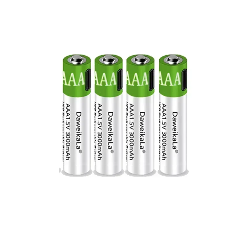 2025 AAA Usb Rechargeable Battery Lifepo4 Original Rechargeable Lithium Batteries Power Bank Aaa Recharable  Recharchable Finger