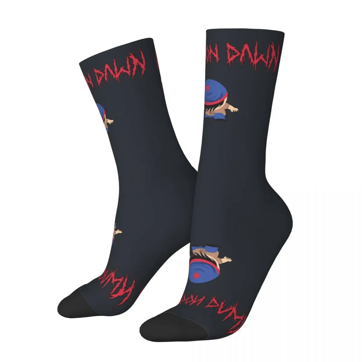 CRIMSON DAWN Men's Socks Vintage S-South Parkk Hip Hop Novelty Pattern Crew Crazy Sock Gift Printed official-website fugees