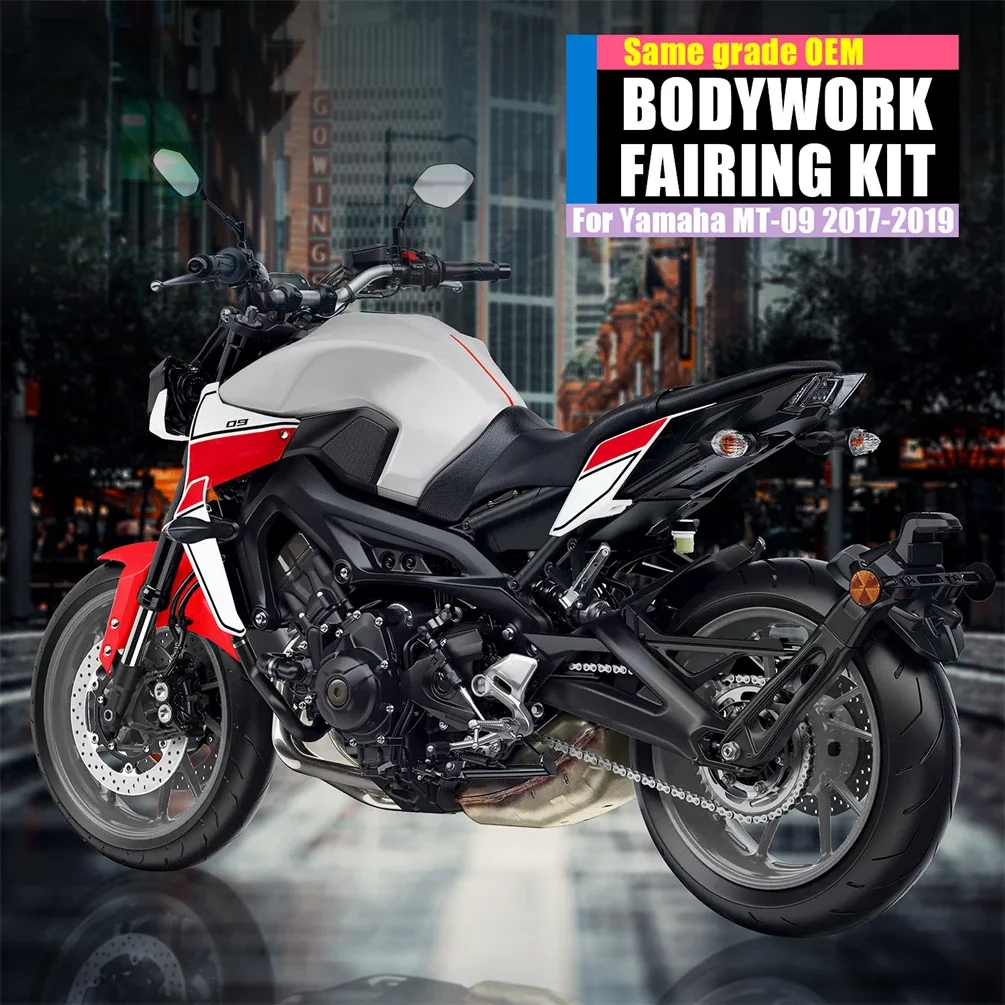 

For MT-09 MT 09 Fairings Motorcycle Injection Panel Bodywork Frame Protector Kits MT09 2017 2018 2019 2020 20 Pcs Accessories