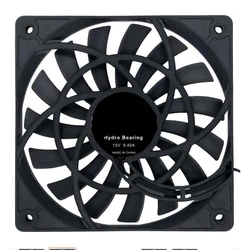 Mute 120Mm 12Cm PWM Cooling Fan Slim 12Mm,New 120X120x12mm DC 12V 0.20A 1400RPM Computer PC Case Chassis Cooler Quiet