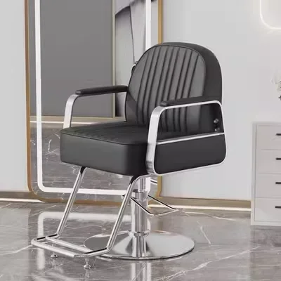 Hair Salon Trendy Barber Shop Hair Cutting Dyeing and Perming Seat for Hair Salon Adjustable and down Barber Chair