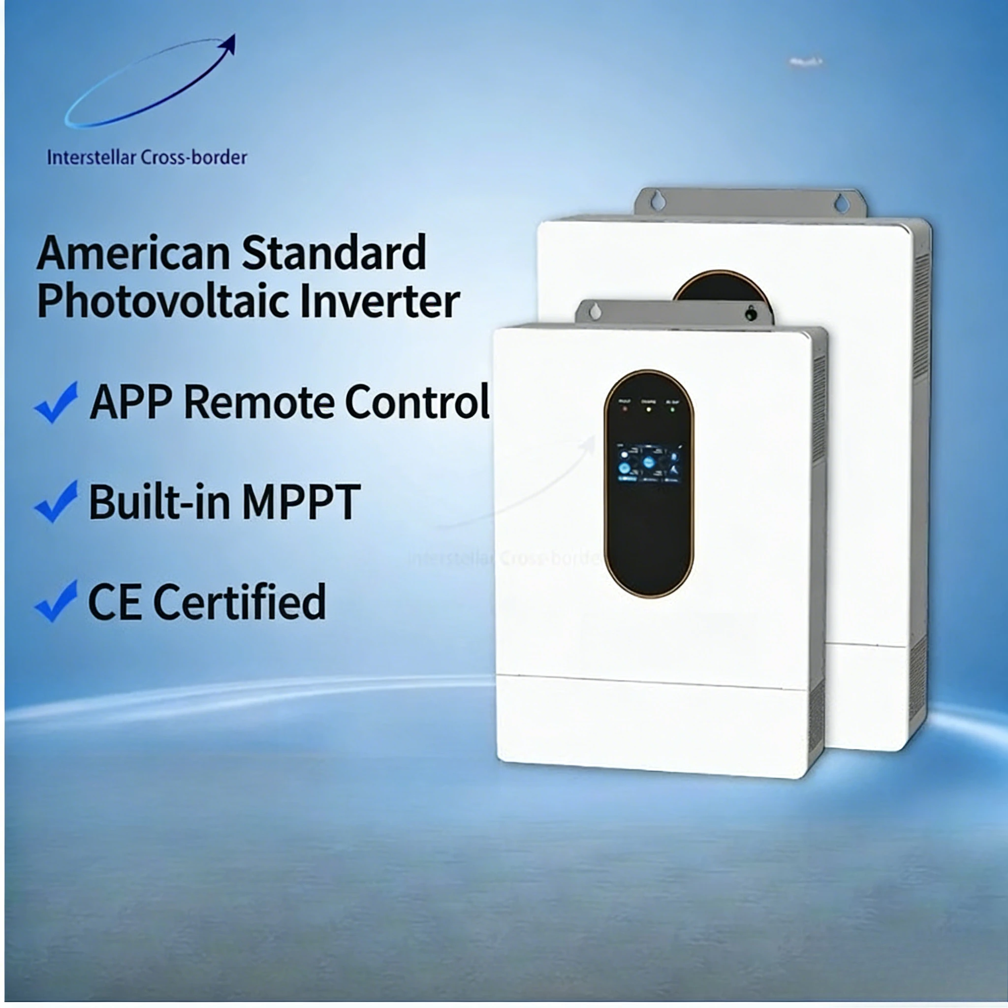 

All-in-One Hybrid Solar Inverter 1KW-12KW with MPPT Charge Controller, Off-Grid Pure Sine Wave 220V/230V WiFi Remote Control