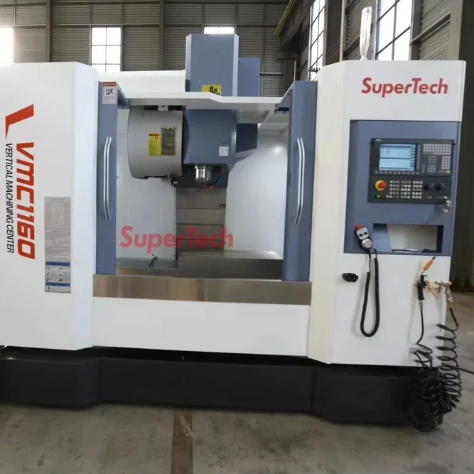 SUPERTECH vertical machine center 1160 are  using advanced numerical control system, easy to operate, flexible programming