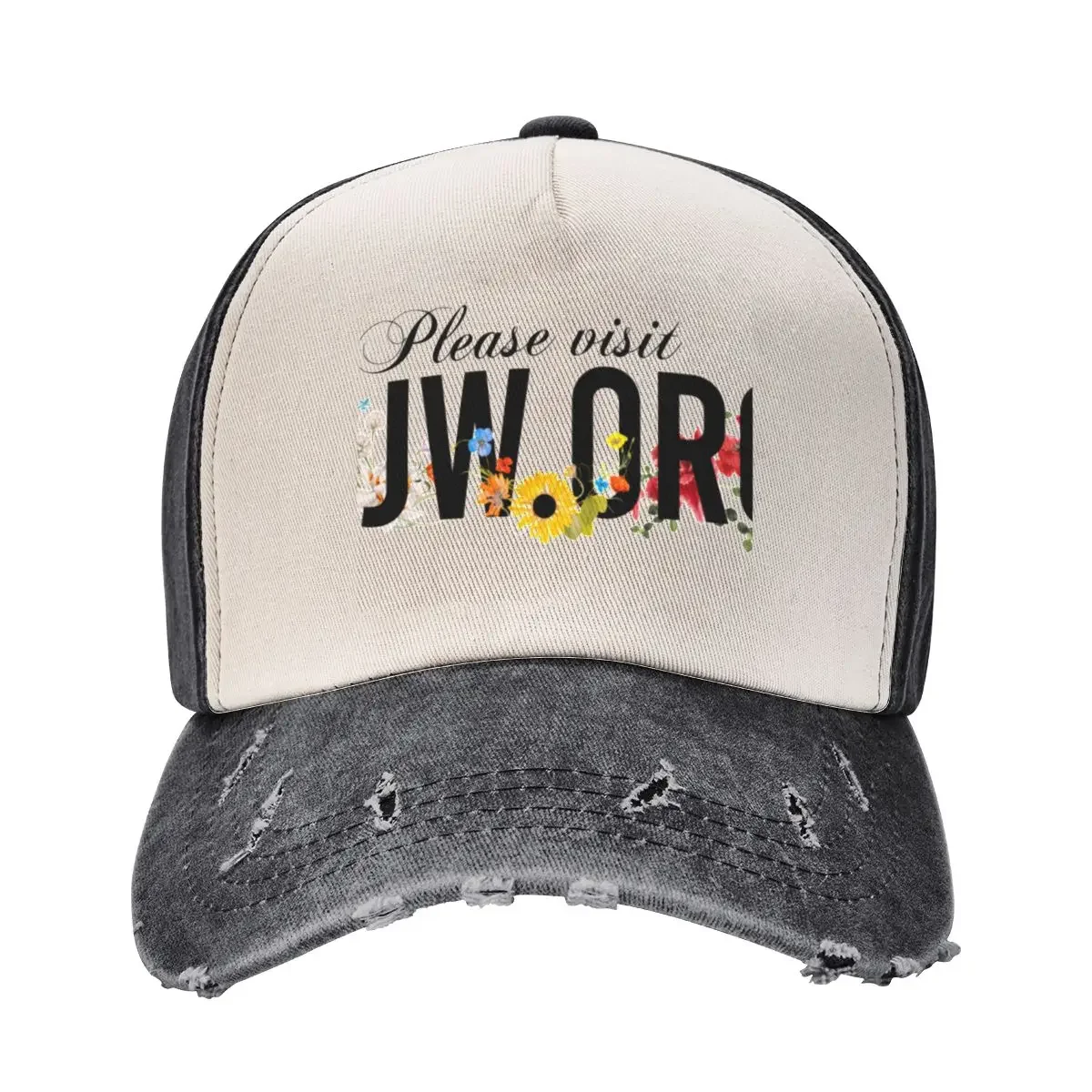 Please visit JW.ORG Baseball Cap Beach Bag Icon Sun Cap Women's Beach Men's