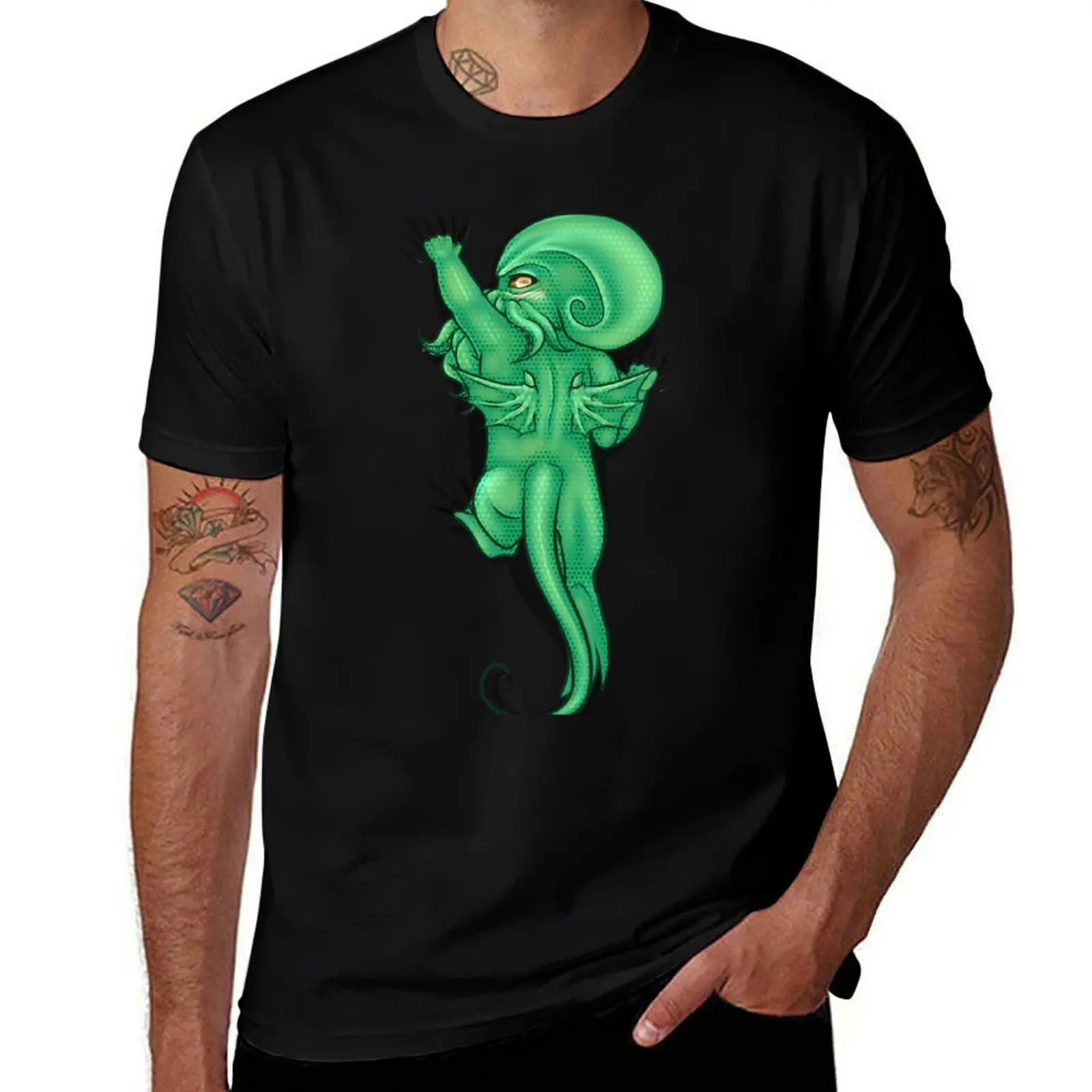 

Chibi Cthulhu Attack T-Shirt man t shirt luxury t shirt man luxury T-Shirt