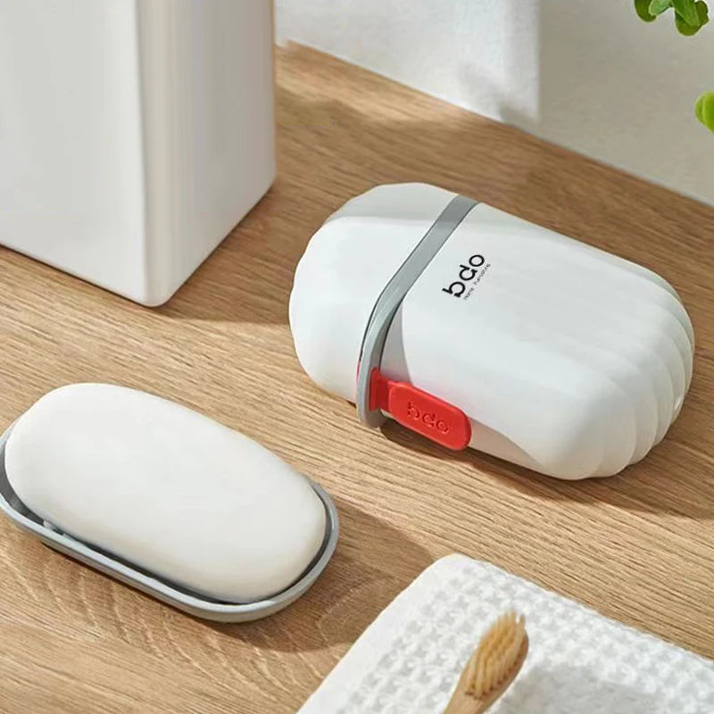 Пластиковая дорожная Коробка для мыла и мыла, контейнер с крышкой, прочный держатель для мыла, прочный герметичный органайзер для ванной, дома, улицы, походов