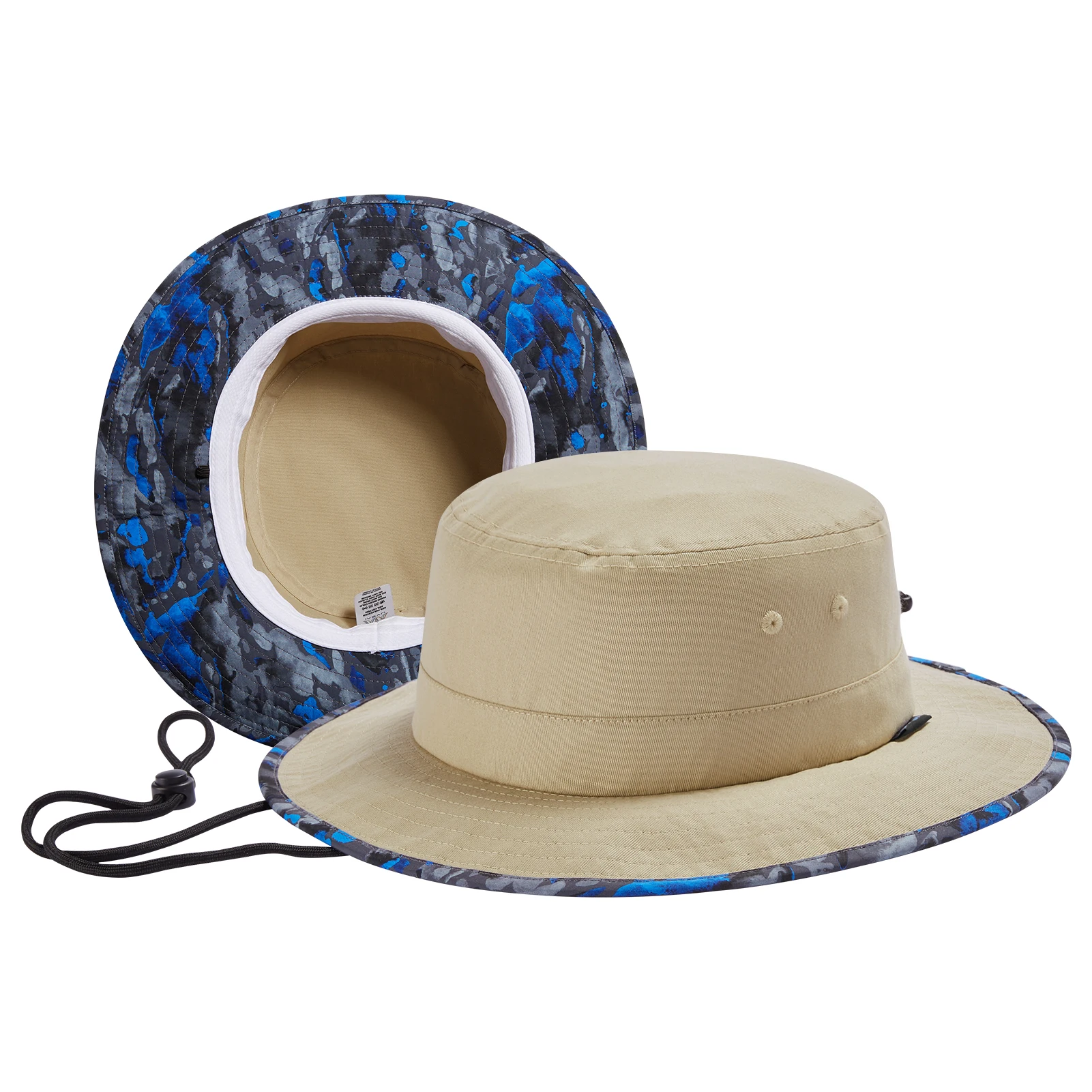 UVSAI UPF 50+ Foldable Sun Hat Patterned Under Brim Bucket Hats for Summer Hiking Fishing Beach Safari Men Women