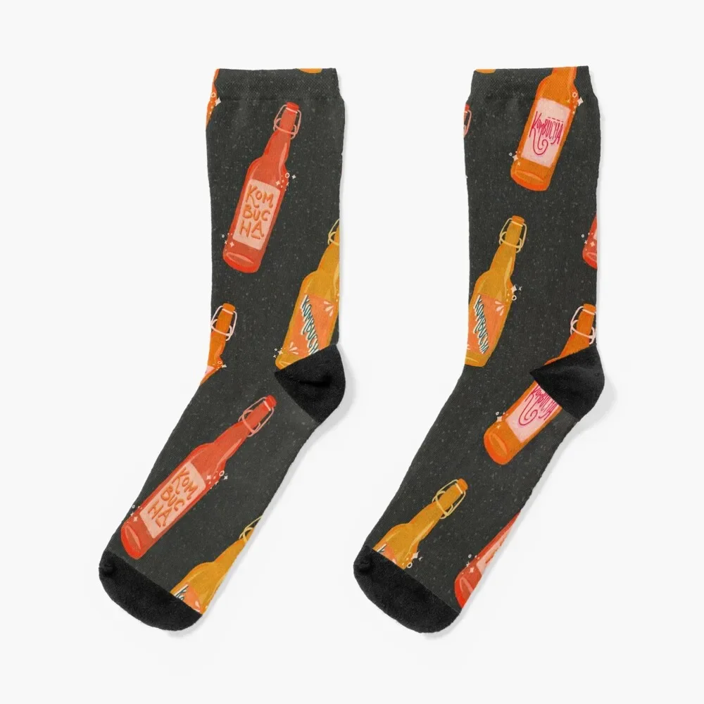 Kombucha Bottles - Charcoal Palette Socks short gifts Non-slip Male Socks Women's