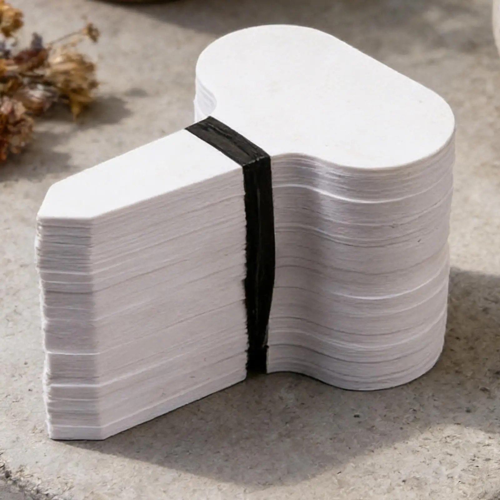 100Pcs Waterproof Plastic Plant Labels, White Garden Tags for Flower Vegetable Classification Sorting in Garden Daily Use