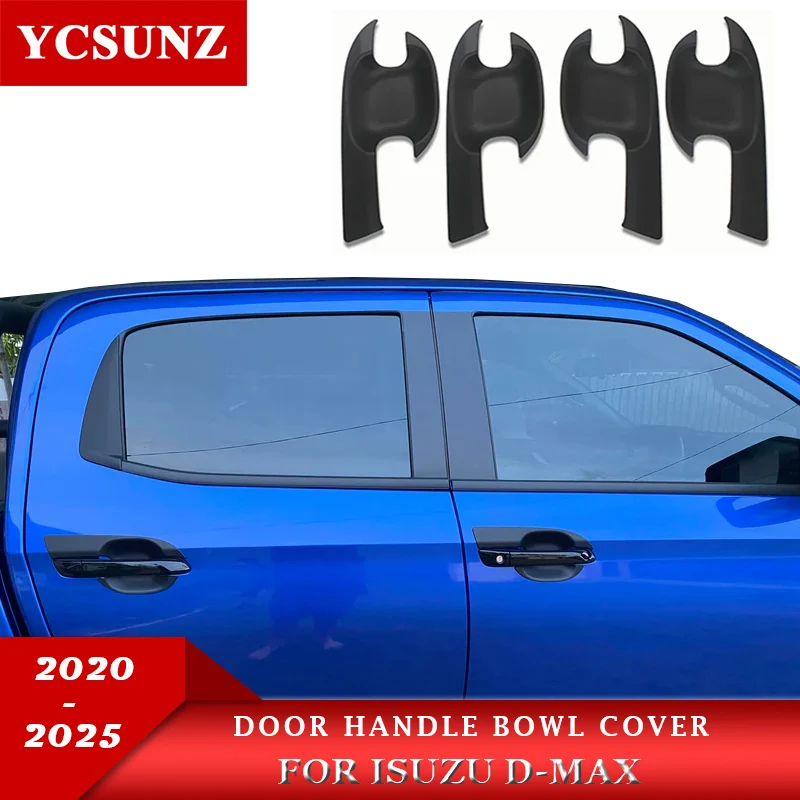 Door Handle Insert  For ISUZU DMAX D-Max 2020 2021 2022 2023 2024 2025 2026 Pickup Truck Car Exterior Parts