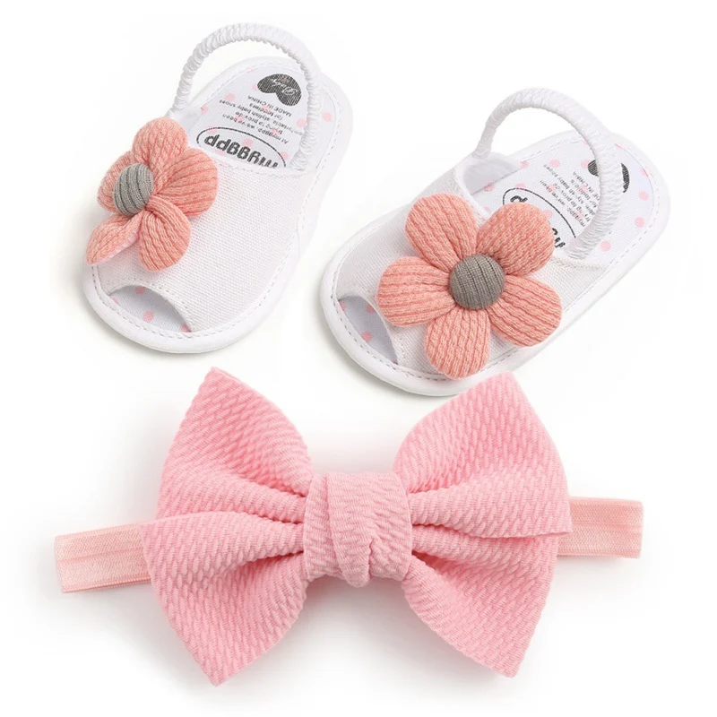 

Infant Baby Boys Girls Summer Sandals Party Wedding Dress Flats Shoes Newborn Crib Shoes First Walkers Prewalkers 0-18 Months