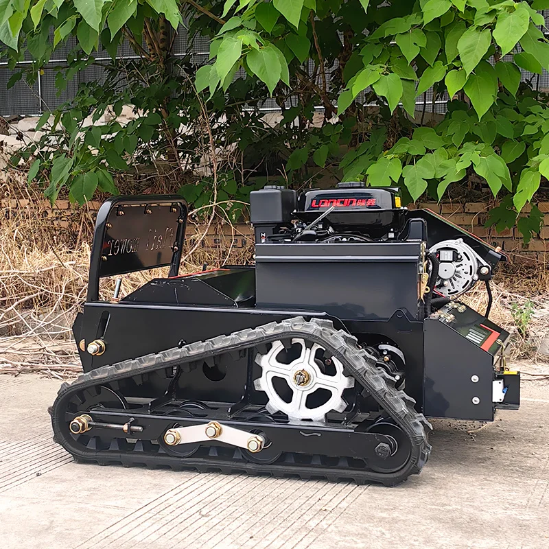 تخصيص جزازة Flail جزازة العشب الذكية الجديدة صفر بدوره جزازة العشب مع بدء عن بعد قاطع غاز التحكم عن بعد