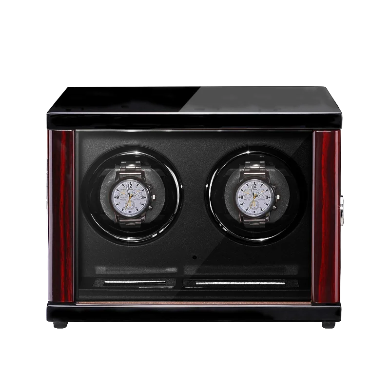 Embers Automatic Wooden Watch Winder Super Luxury 2,3,4,6,9,12,18,24 Slots Touch Screen Control 2022 New