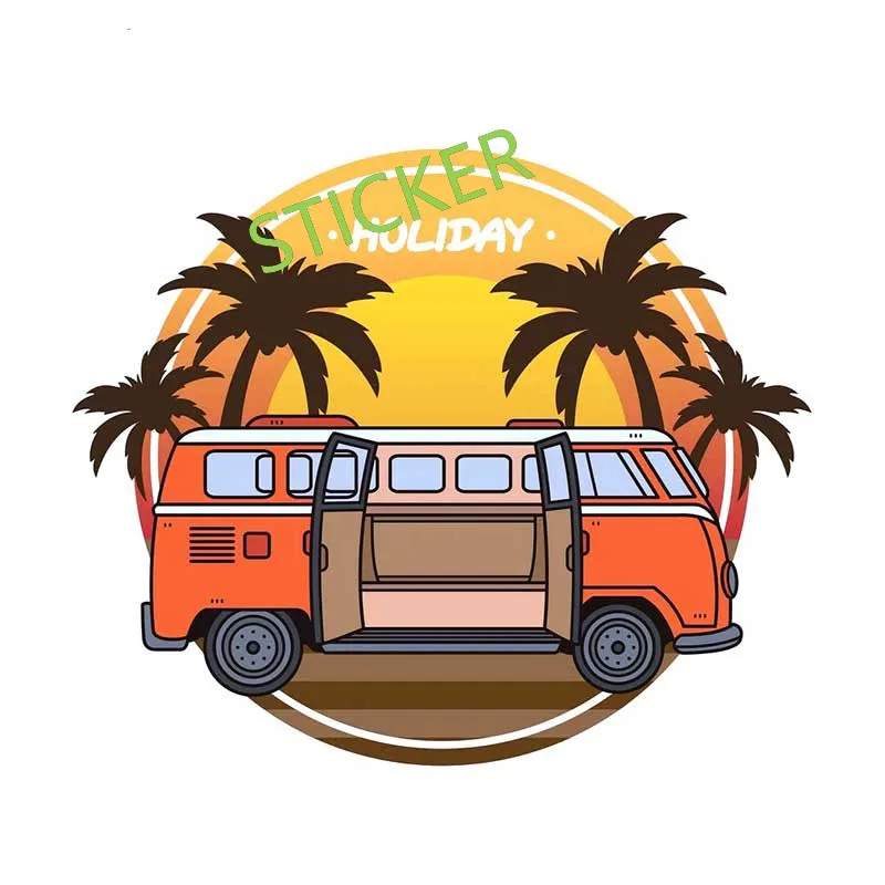 

Camper Travel Bumper Car Stickers Styling Bumper Cover Accessories Bodywork Windshield Suv Decoration Auto