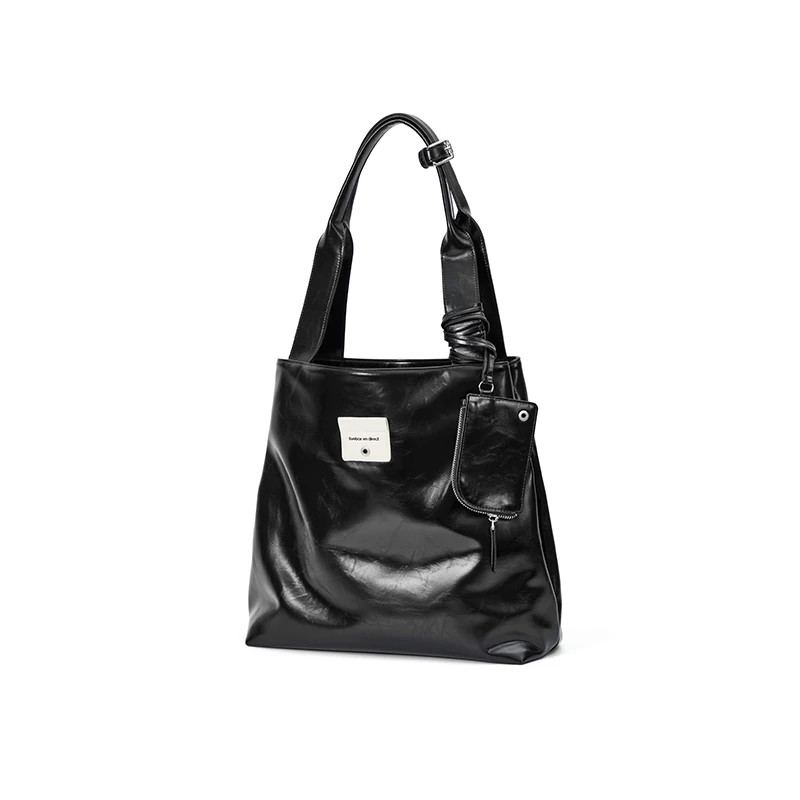 

Light Luxury Fashion New Patent Leather Glossy Single Shoulder Women's Bag Simple And Casual Versatile Personalized And Trendy