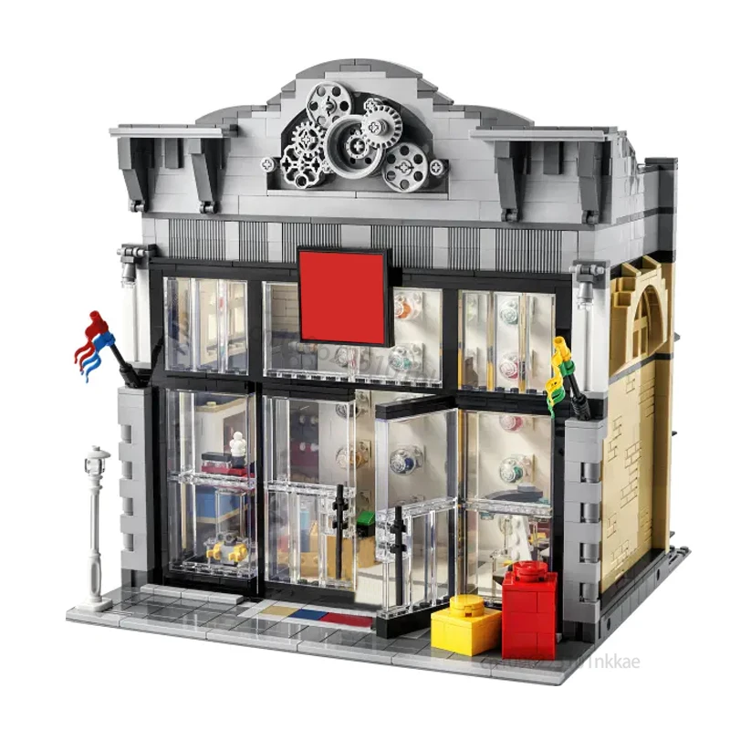 مدينة جديدة وحدات مخزن عرض الشارع اللبنات MOC-910009 لتقوم بها بنفسك الإبداعية العمارة الجمعية الطوب نموذج الاطفال اللعب الهدايا #1