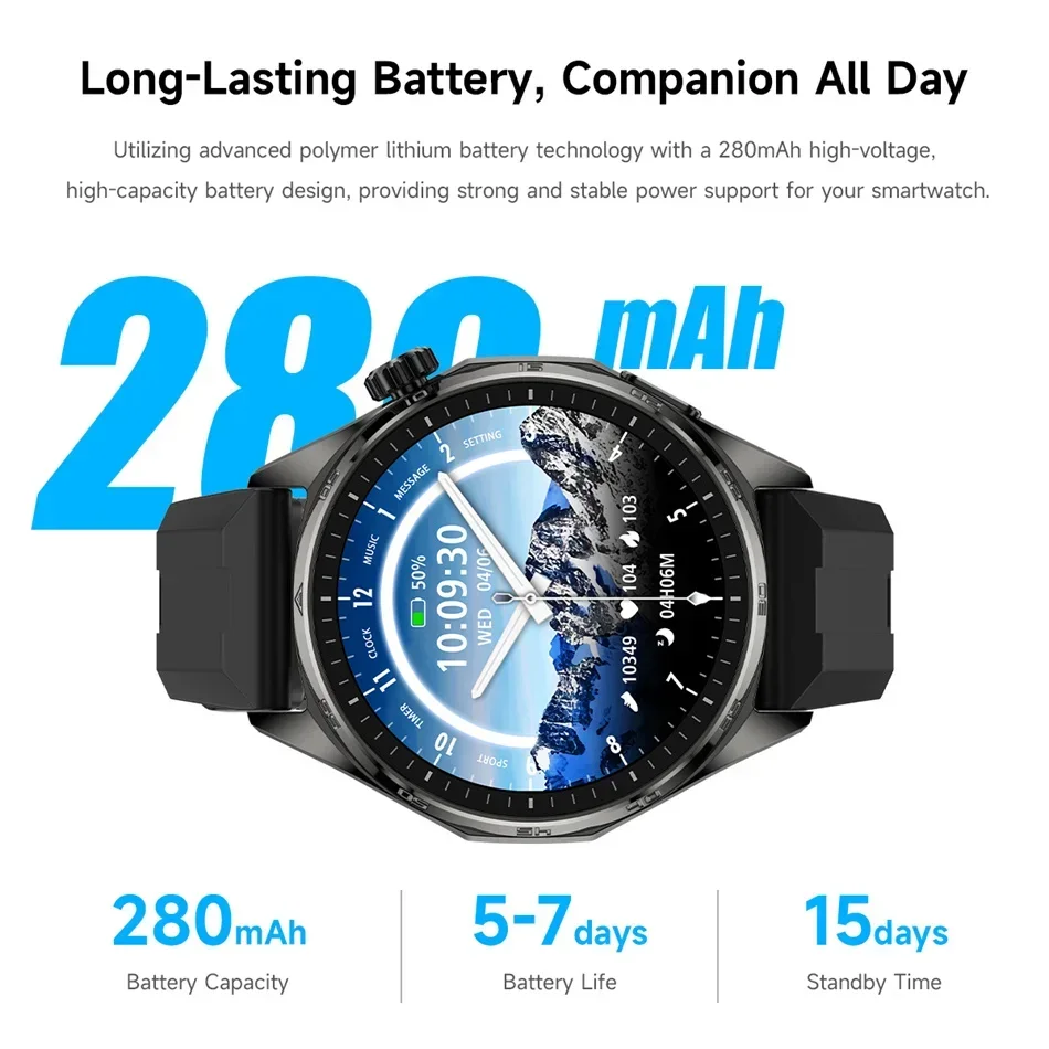Smart Watch Uomo Nfc Gps Cardiofrequenzimetro Monitoraggio Salute_voghion.com