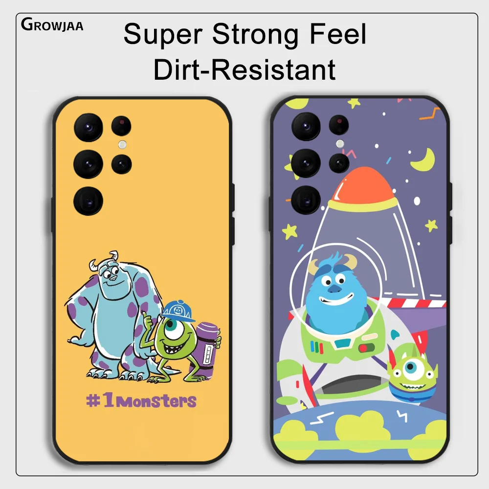 James P. Sullivan Cartoon Phone Case for Samsung Galaxy S24 Ultra S22 S23 Ultra S21 S20 5G Protective Silicone TPU Funda