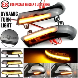 Dynamic Turn Signal LED Rearview Mirror Indicator Blinker Repeater Light For Volkswagen VW GOLF 5 Jetta MK5 Passat B5.5 B6 EOS