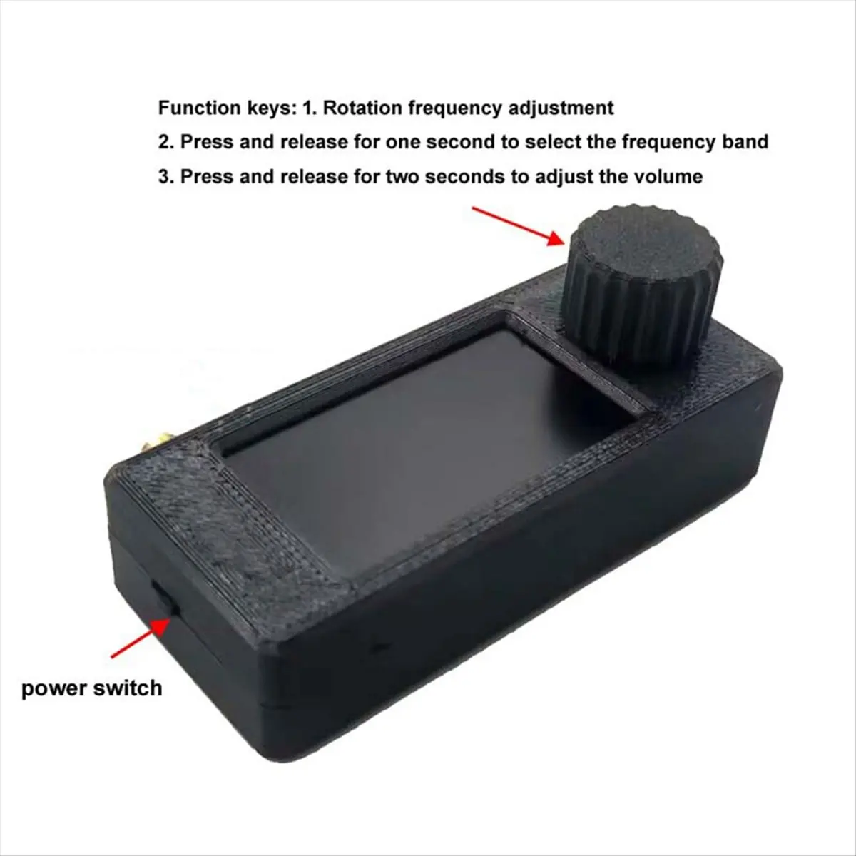 #18F SI4732 Pocket SSB Mini Radio LSB USB AM FM All Band Radio Receiver,MINI SI4732 Radio,(Black & Blue)