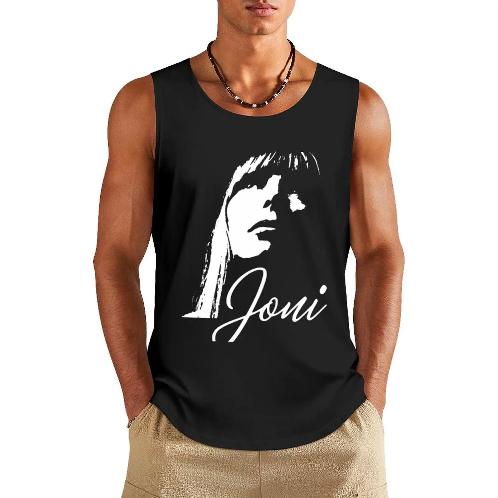

Joni Mitchell Tank Top Bodybuilding shirt Gym T-shirts for men