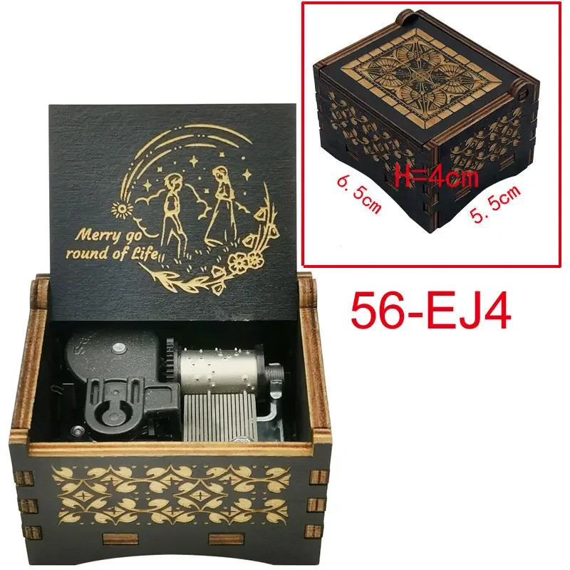 Howl's Music Box Moving Merry go round of life Music Box for Men Women CASTLE Hand Cranks Automatic Musical Box