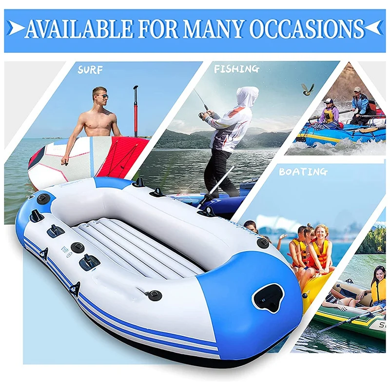 NEW-Surfboard Dinghy Boat PVC Patch With D Ring Deck Rigging Kit Surfboard Round Ring Pad Elastic Bungee Rope