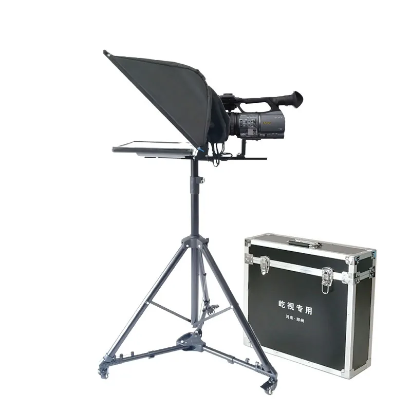 YISHI 20inch YS-ZB20P Camera Teleprompter For News Live Interview Speech Prompter DSLR wth tripod