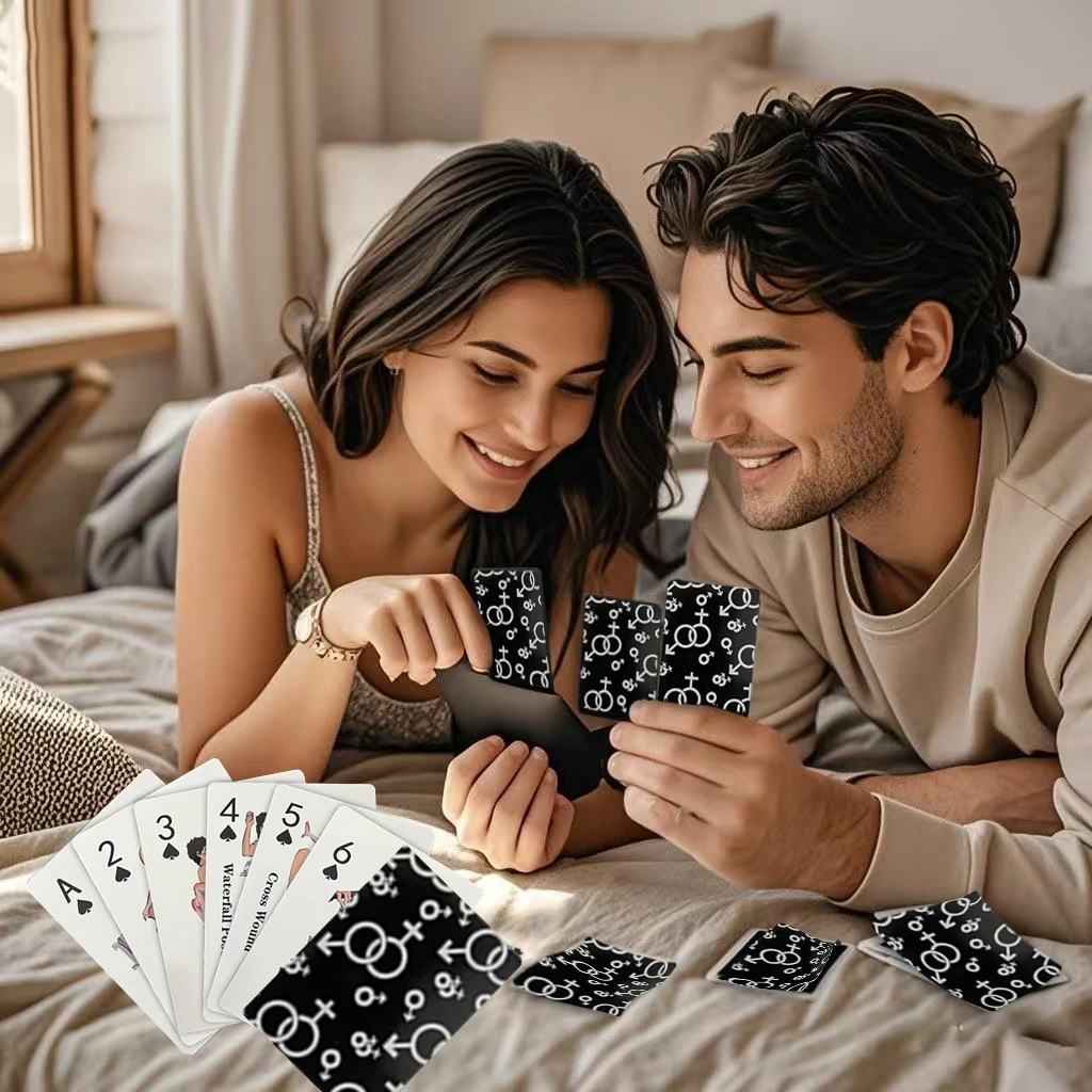 54 قطعة مواقف الجنس لعبة البوكر دور اللعب الكبار الأزواج غرفة نوم لعبة تعليمات الأزواج يمزح بطاقات الجنس الجنس لعب للأزواج #2