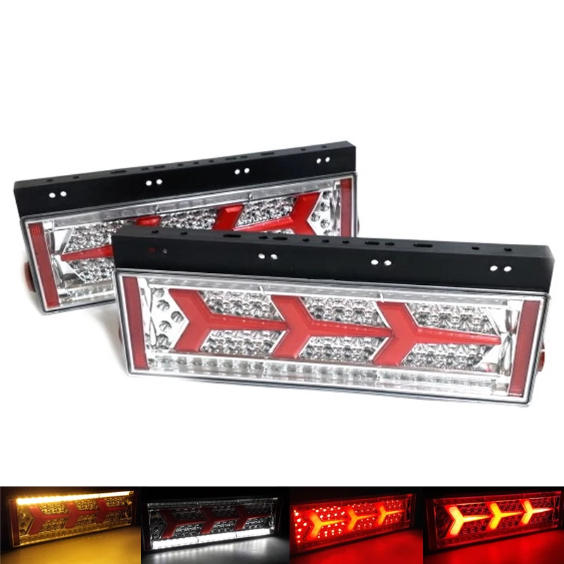 

Trailer Caravan Truck Lorry LED Rear Tail Light Warning Rear Brake Fog Lamp Turn Signal lights For Hino Isuzu Mitsubishi UD