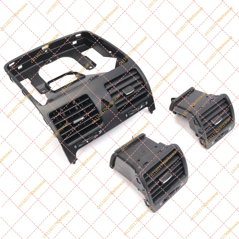 Dashboard Center Air Vent Trim for Volkswagen Golf MK5 (2004-2009), AC Vent Grille Replacement Part