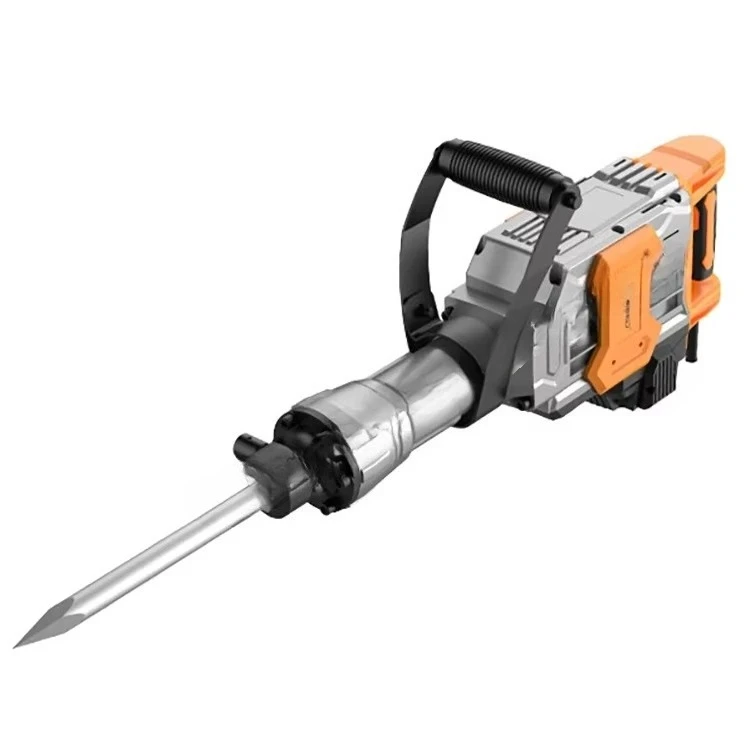 220V 50HZ/60HZ Export Quality Professional Heavy Duty Electric Pick Handheld Power Demolition Hammer With Pickaxe Tip Drill Bit