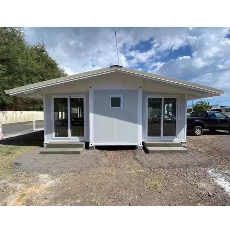 Double Wing Expandable Container Home Manufacturer Custom Design For Resort Accommodation And Guest Housing