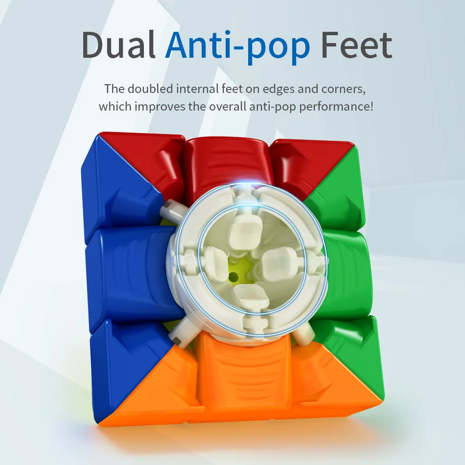 Cubo MOYU RS3M 3x3 Magnético – Velocidad Profesional, Sin Pegatinas, Ajustable Y Suave