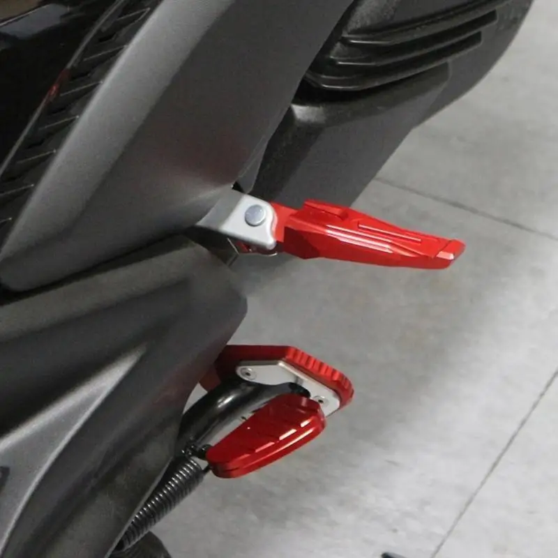 G7NA Kompatibel für NMAX155/125 XMAX300/250 Aluminiumlegierung Zubehör Hintere Beifahrerfußraste Pedal Fußstützen 2x – Detail 4
