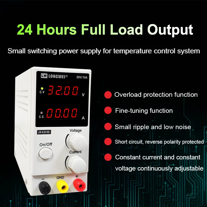 LONGWEI LW-K3010D DC電源安定化デジタルスイッチング電源 + Amazon.co