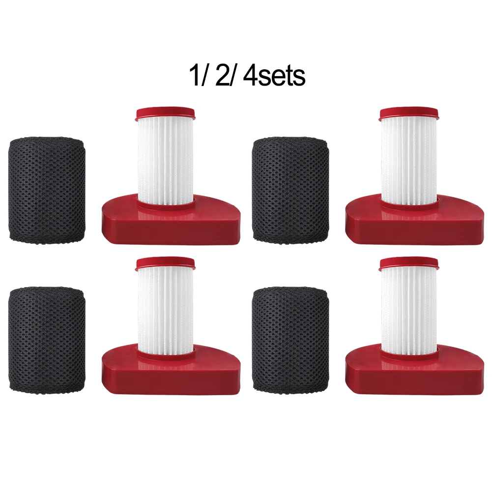 1/2/4pcs Washable Filters For Deerma DX888 DX300 Portable Household Vacuum Cleaner Spare Replacement Parts Filters Sweeper Part