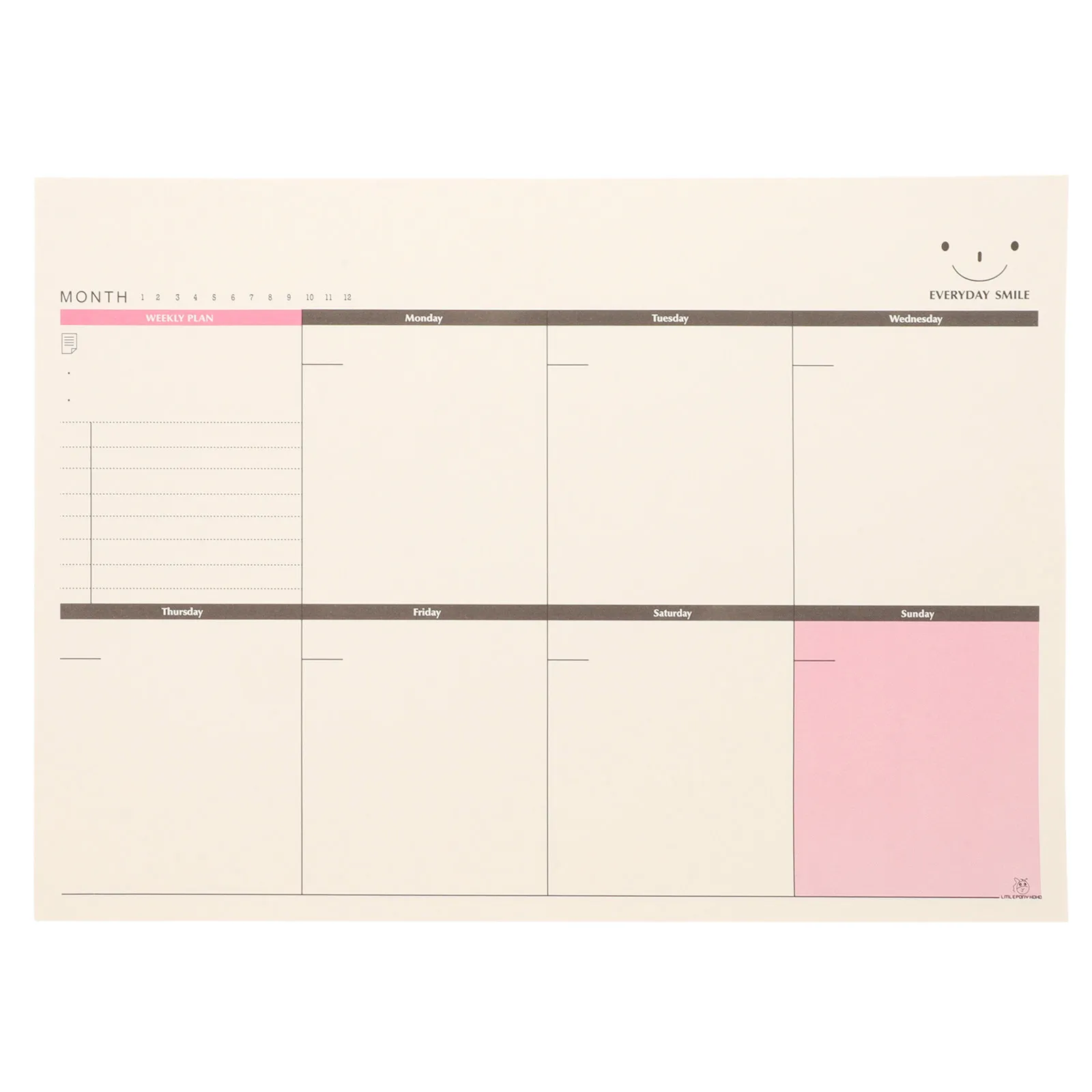 

A4 Size Weekly Planner Desktop Schedule Pad to Do List Agenda Organizer School Office Supplies Time Management Tool Productivity