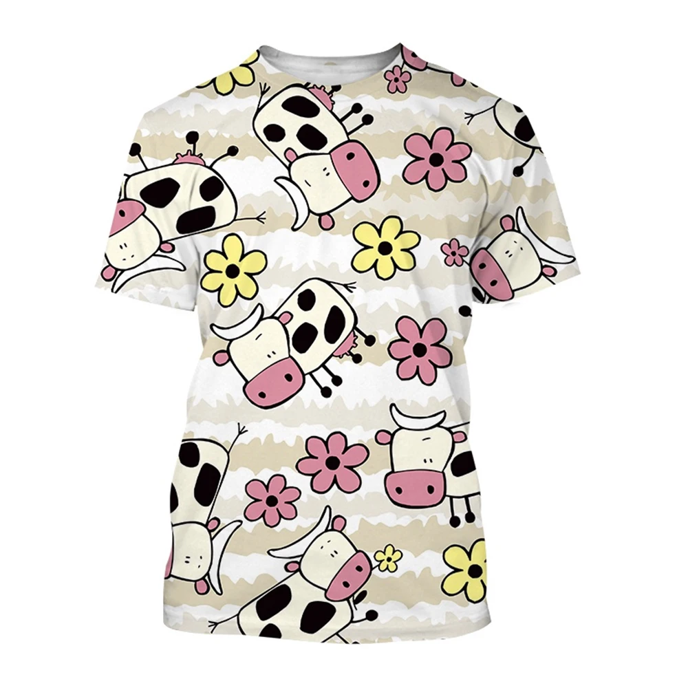 T-shirt à manches courtes pour homme, imprimé en 3D, créatif et intéressant, à séchage rapide, respirant, décontracté, à la mode, mignon, Harajuku, pour enfant